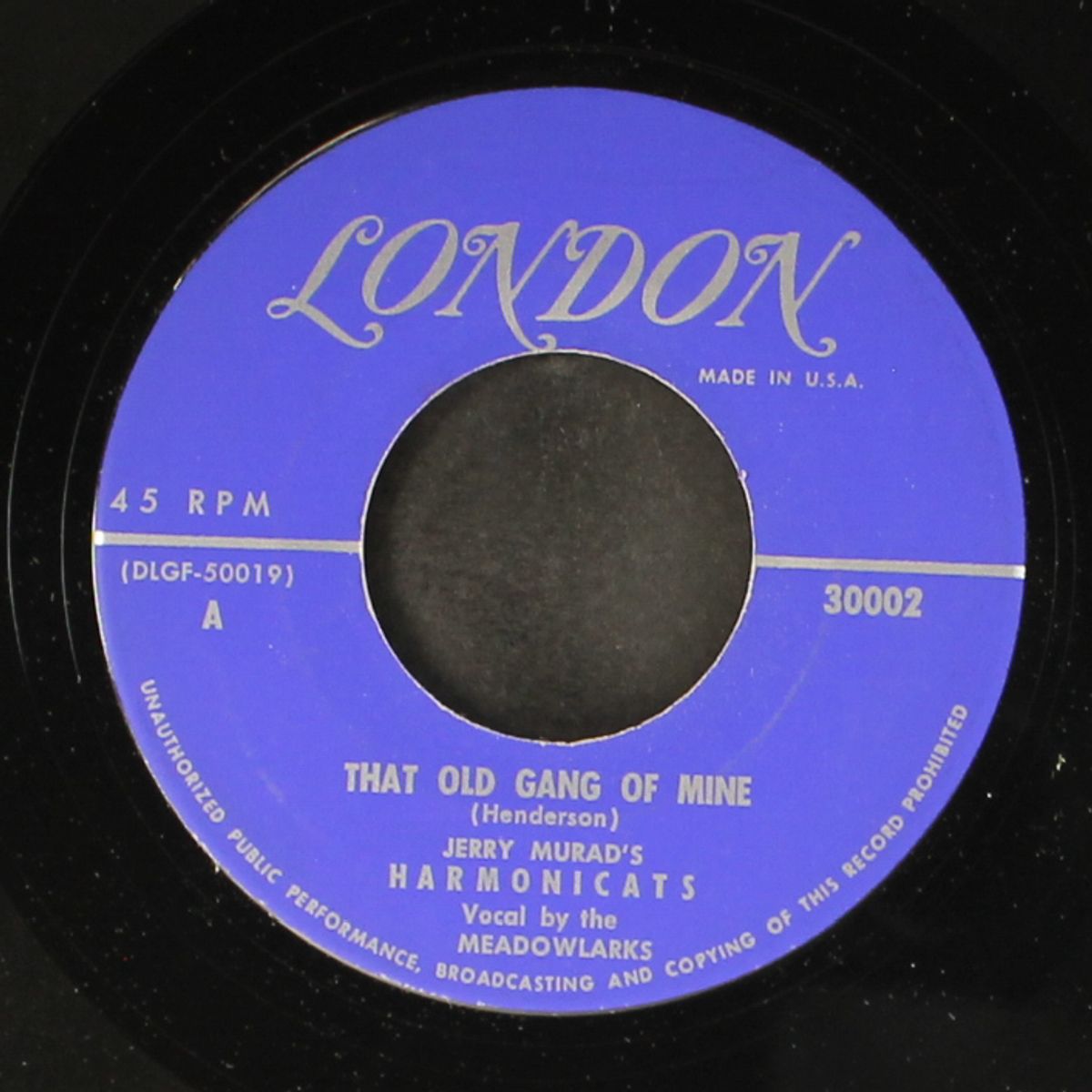 that old gang of mine by JERRY MURAD'S HARMONICATS