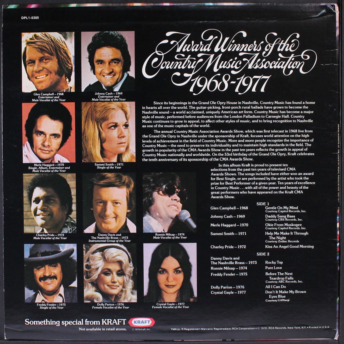 award winners of the cma 1968-77 by VARIOUS