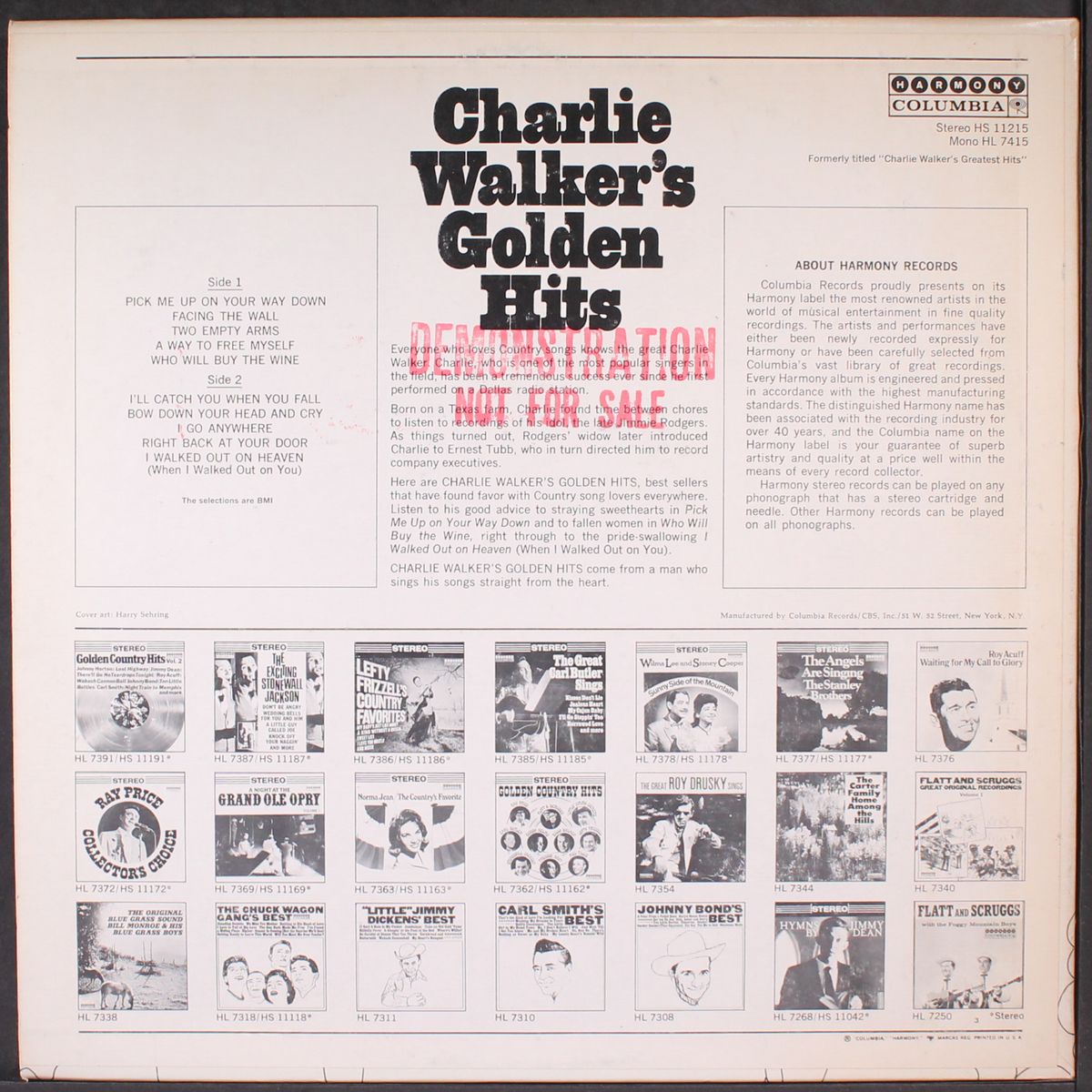 golden hits by CHARLIE WALKER