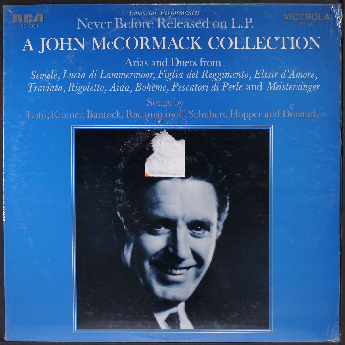 arias & duets by JOHN MCCORMACK