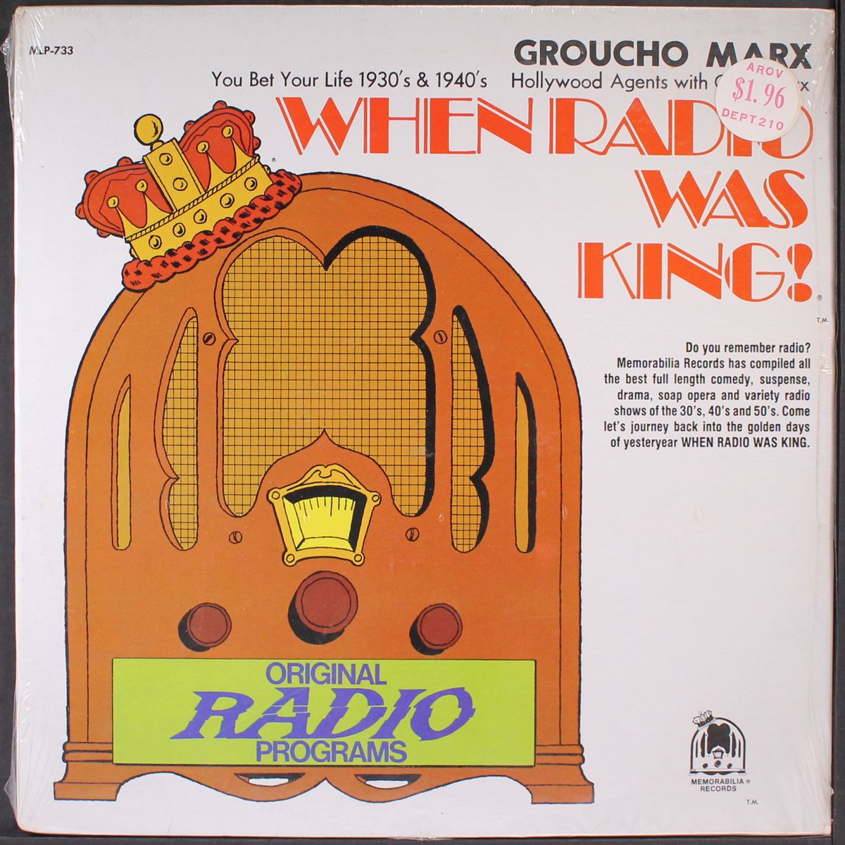 when radio was king! by GROUCHO MARX