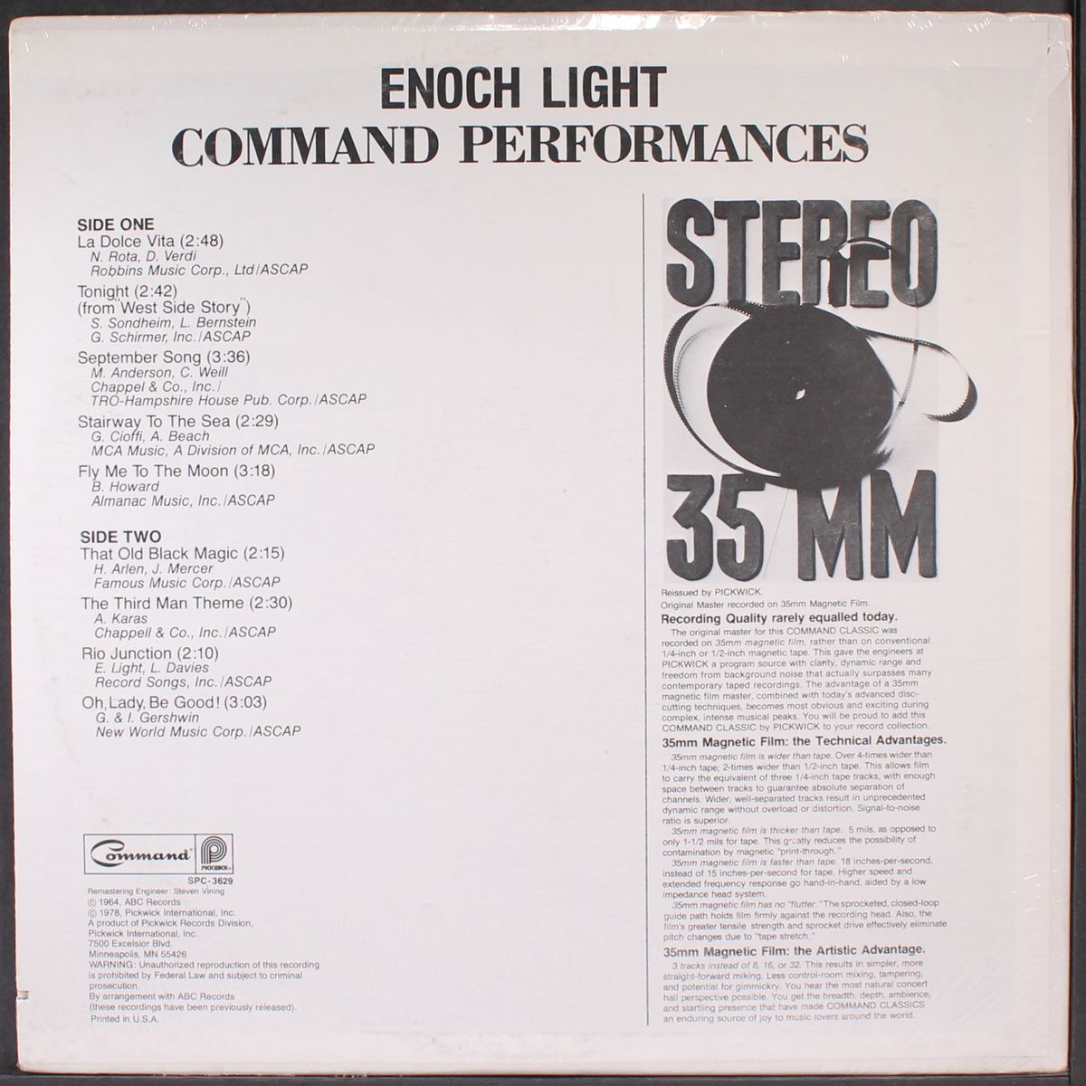 command performances by ENOCH LIGHT