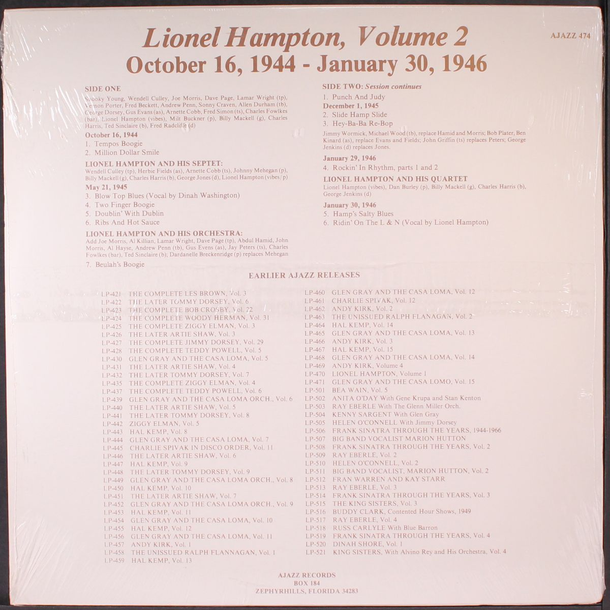 volume 2, 1944-1946 by LIONEL HAMPTON
