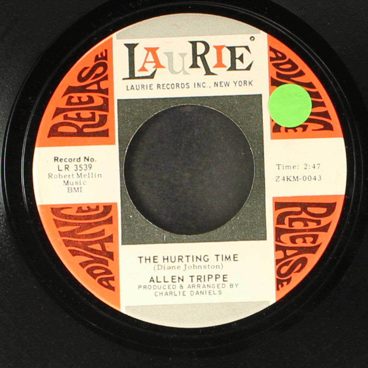 i'll come running / the hurting time by ALLEN TRIPPE