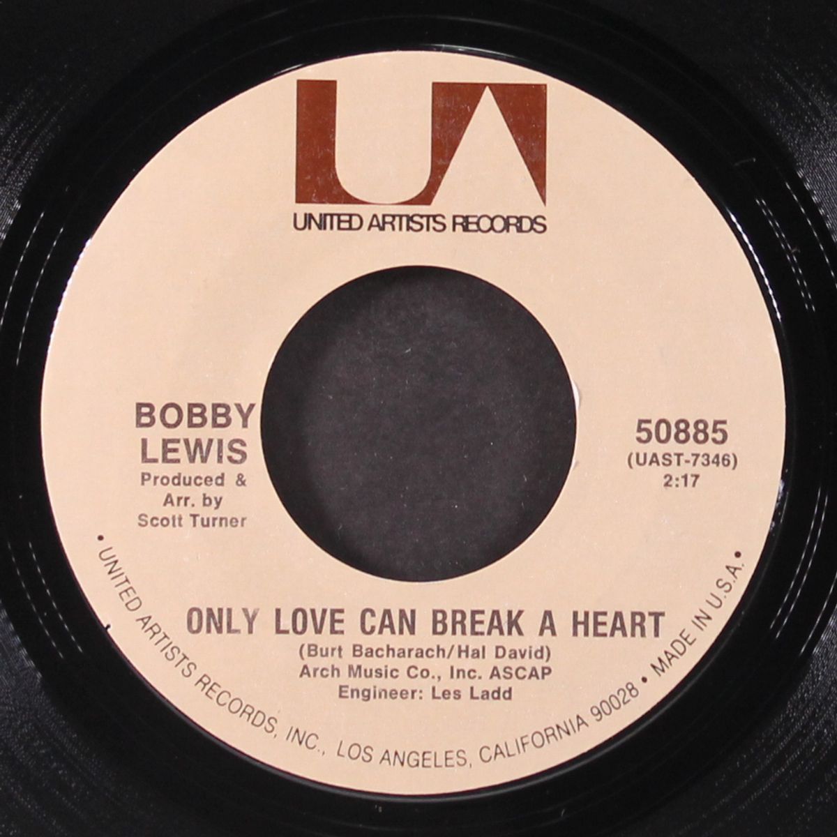we ran out of time / only love can break a heart by BOBBY LEWIS