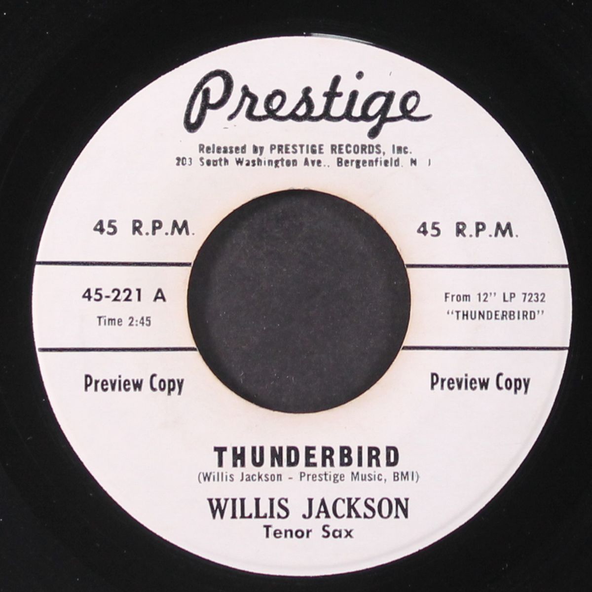 thunderbird / jambalaya by WILLIS JACKSON