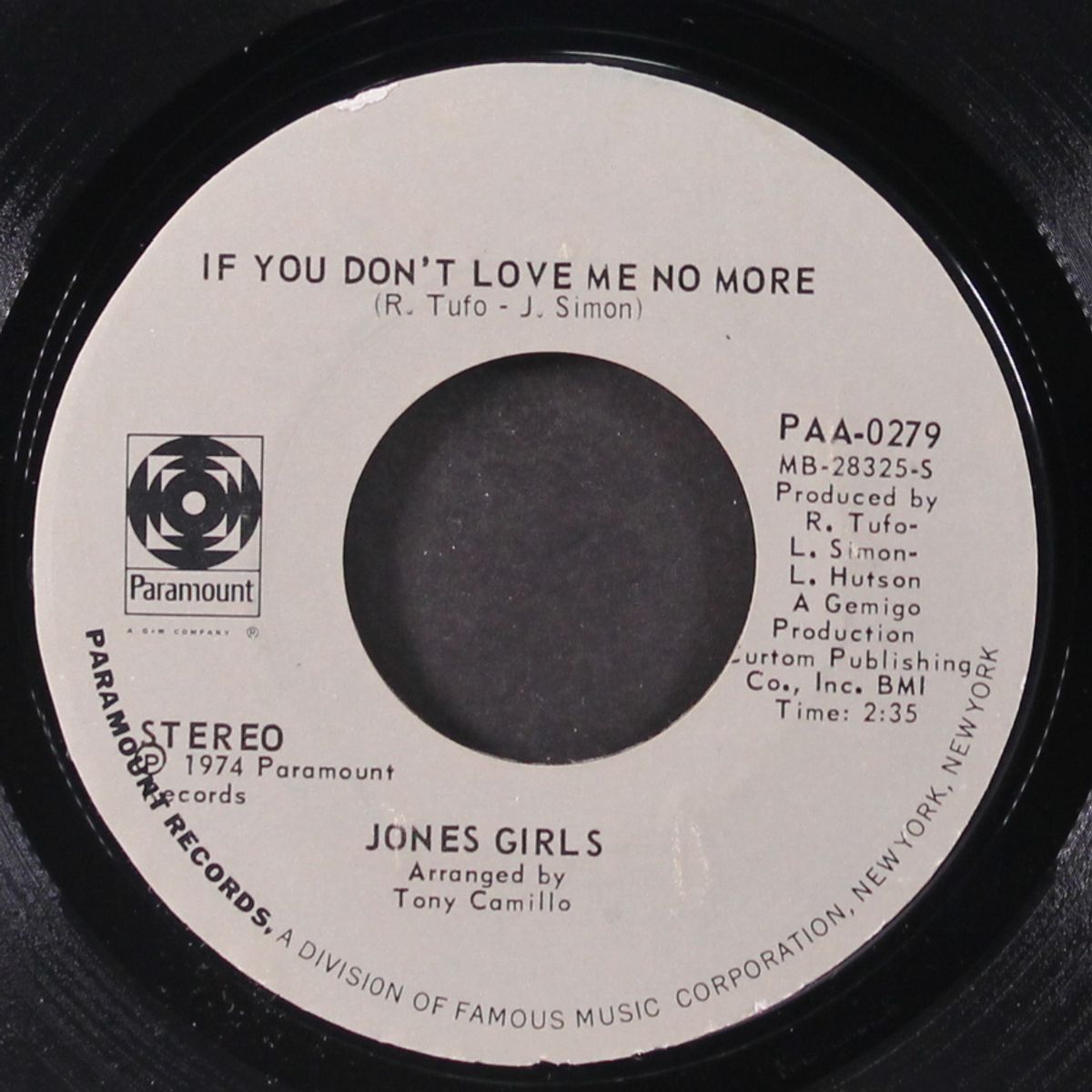 if you don't love me no more by JONES GIRLS
