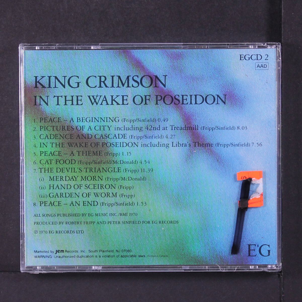 in the wake of poseidon by KING CRIMSON