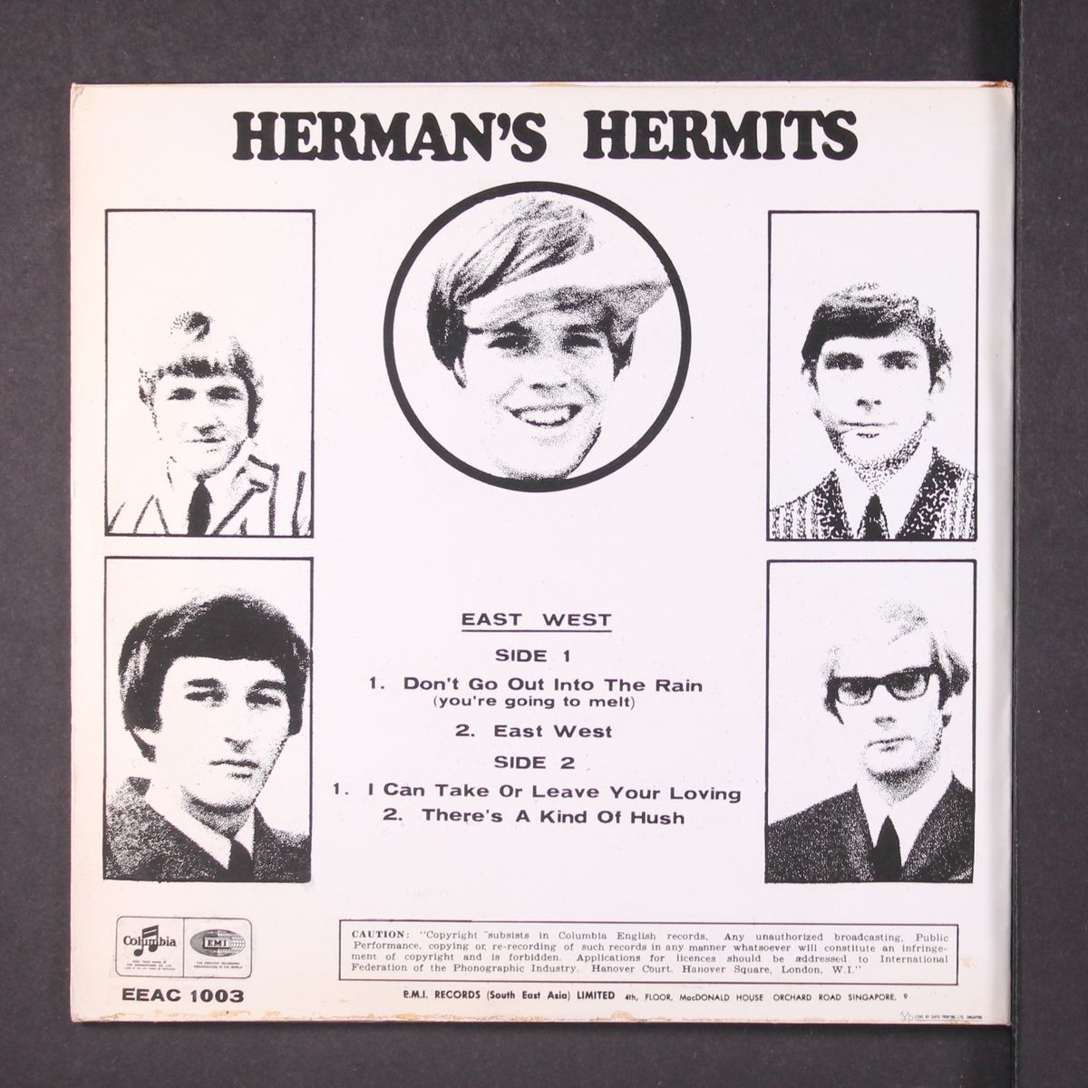 east west + 3 by HERMAN'S HERMITS
