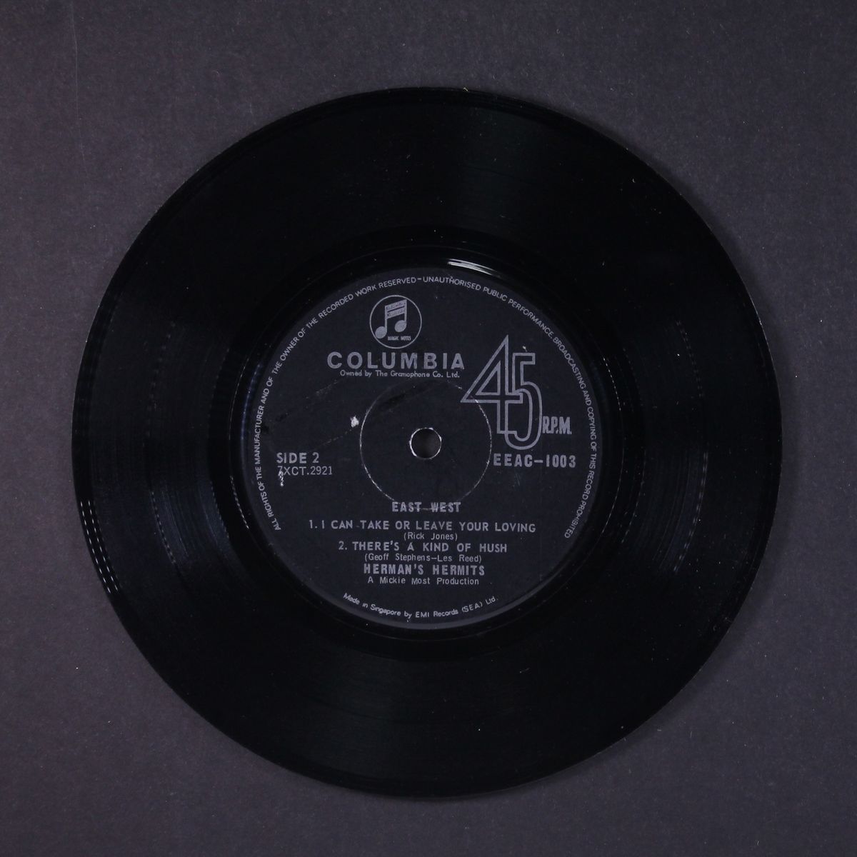 east west + 3 by HERMAN'S HERMITS