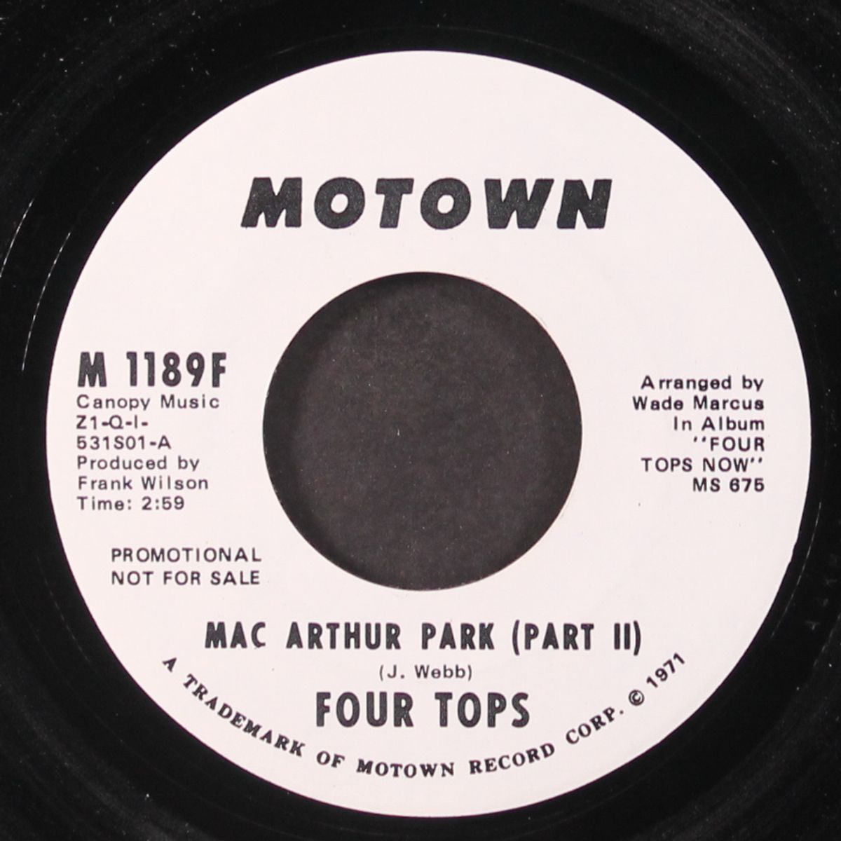 mac arthur park (part 2) / same by FOUR TOPS