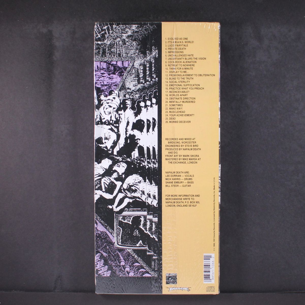 from enslavement to obliteration by NAPALM DEATH