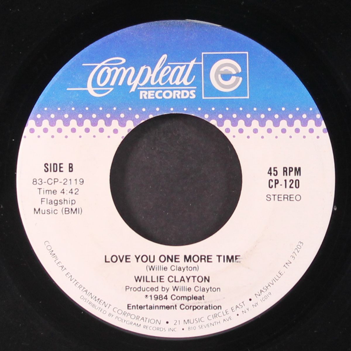 tell me / love you one more time by WILLIE CLAYTON