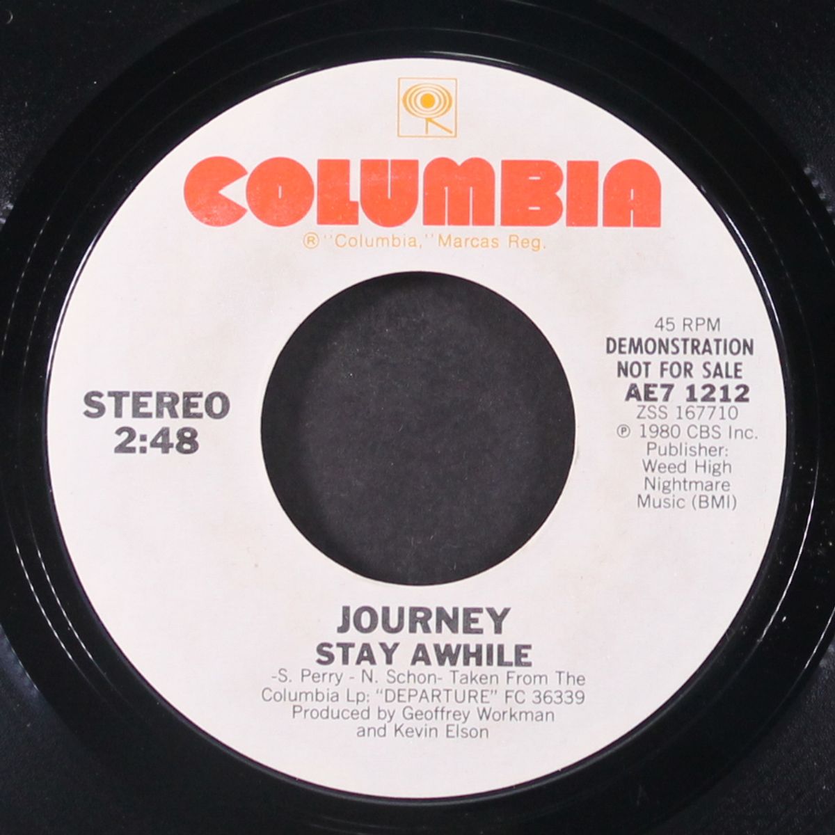 good morning girl / stay awhile by JOURNEY