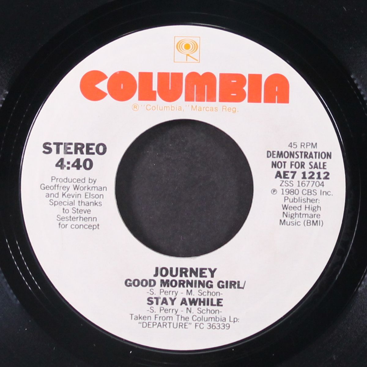 good morning girl / stay awhile by JOURNEY