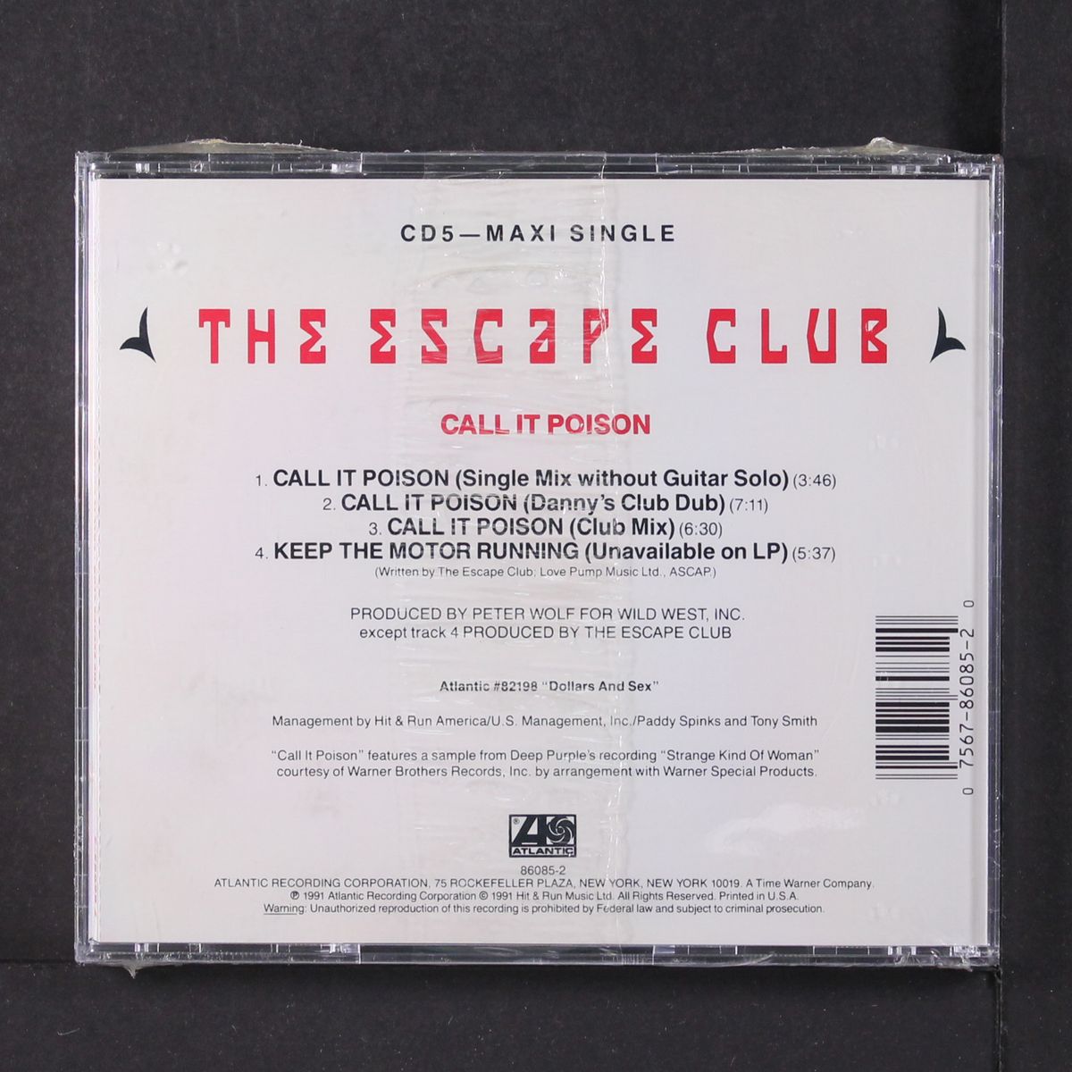 call it poison by ESCAPE CLUB