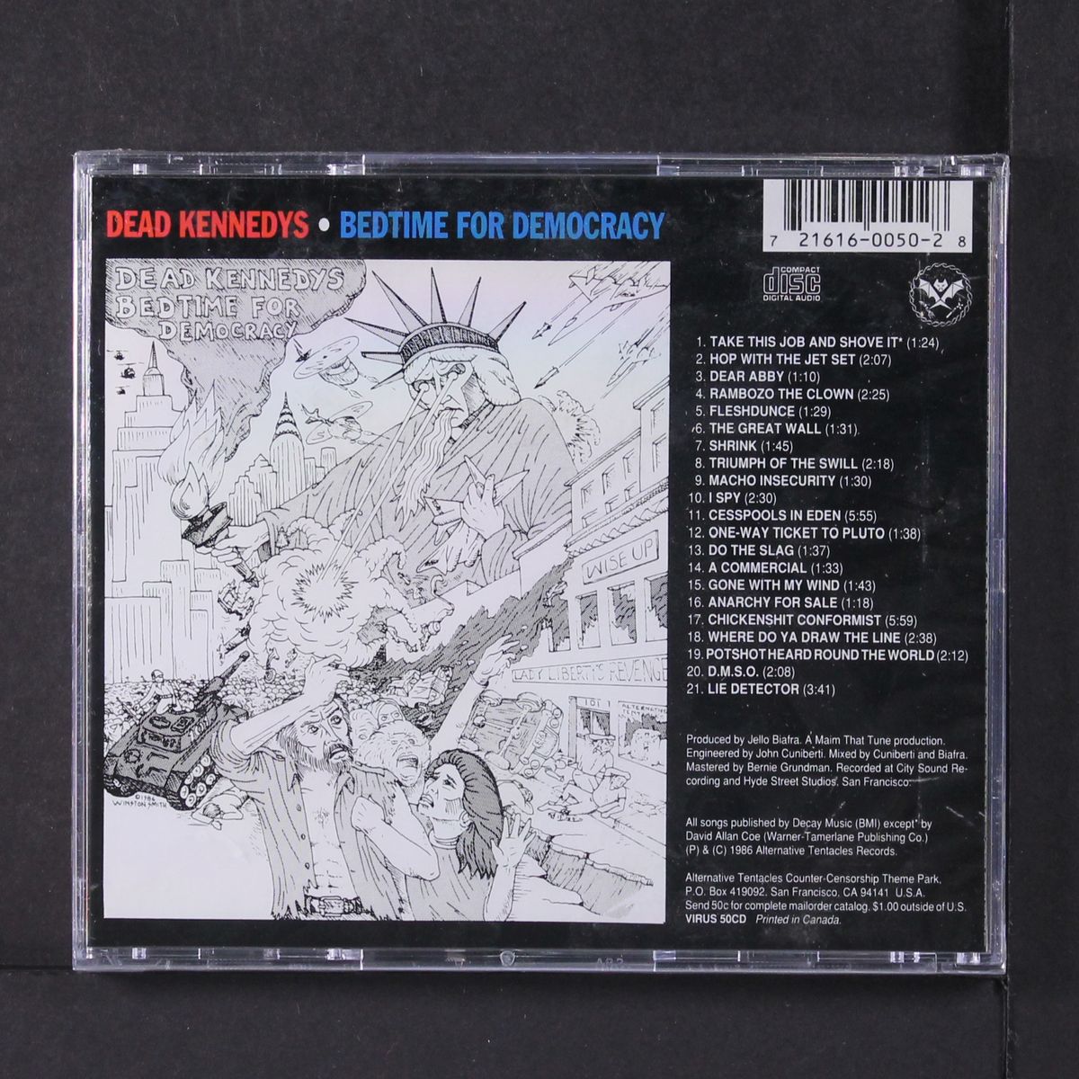 bedtime for democracy by DEAD KENNEDYS