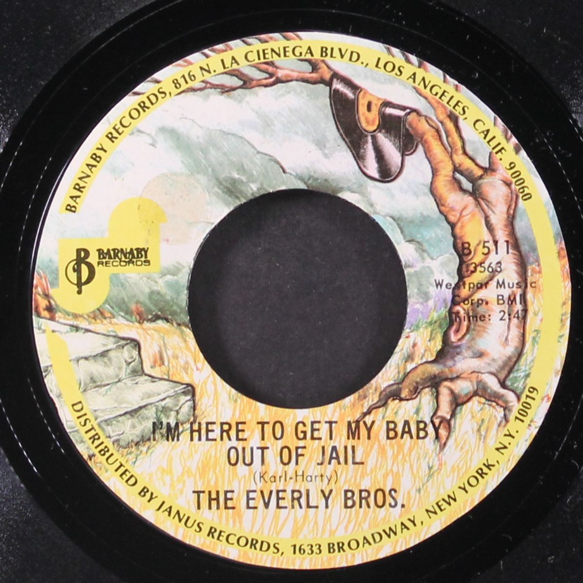 lightning express / i'm here to get my baby out of jail by EVERLY BROTHERS