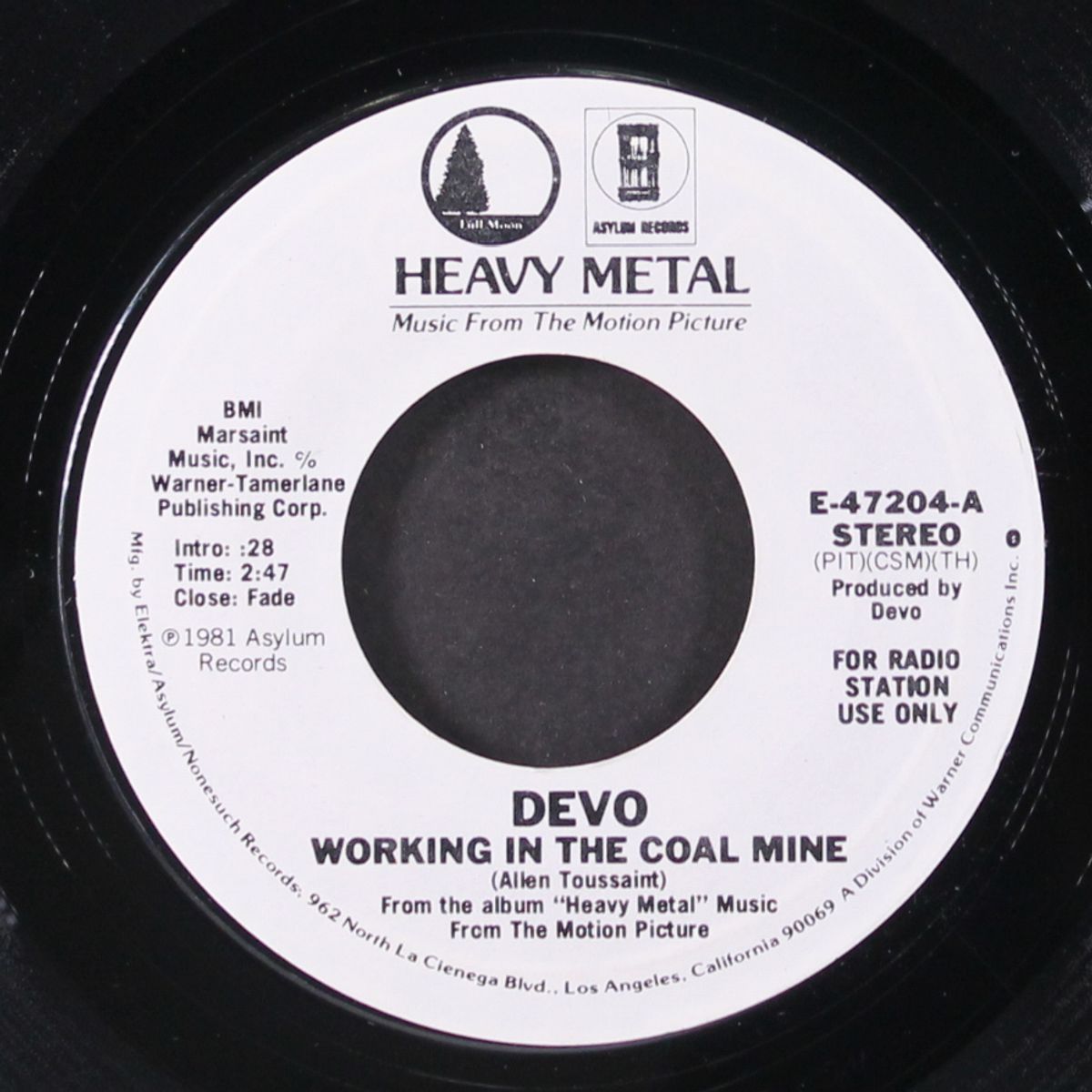 working in a coal mine / mono by DEVO