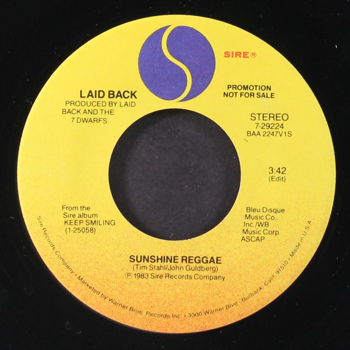 sunshine reggae / same by LAID BACK