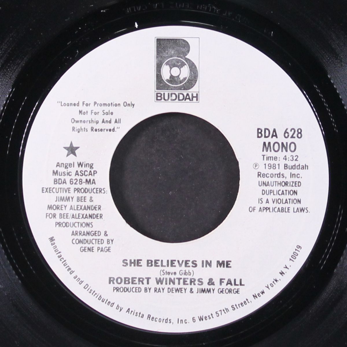 she believes in me / mono by ROBERT WINTERS & FALL