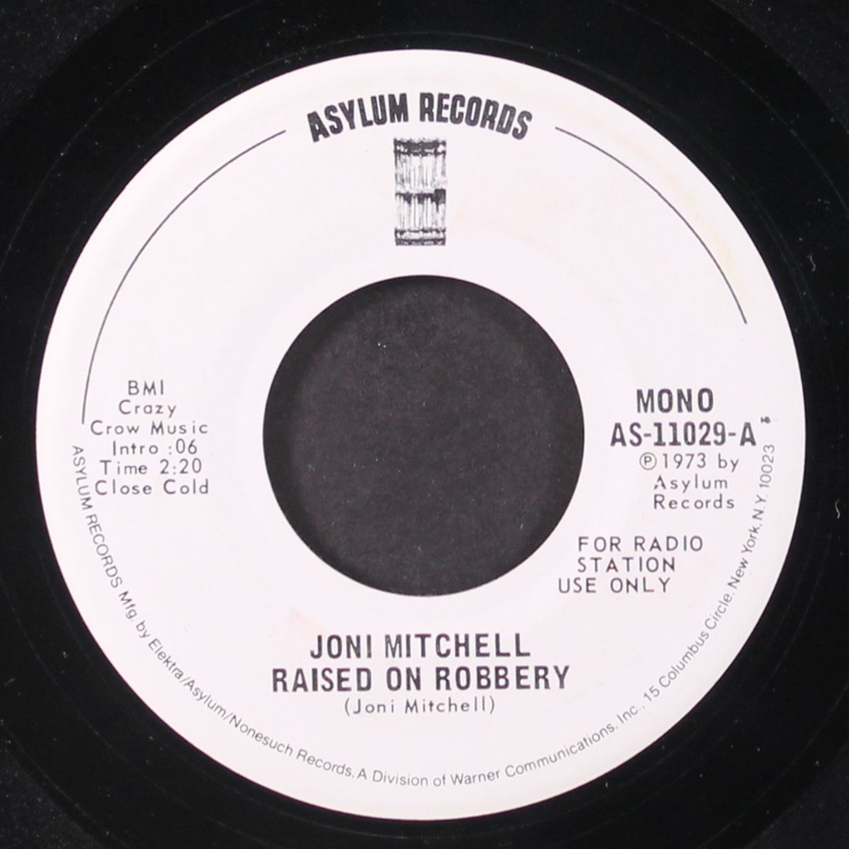 raised on robbery / mono by JONI MITCHELL