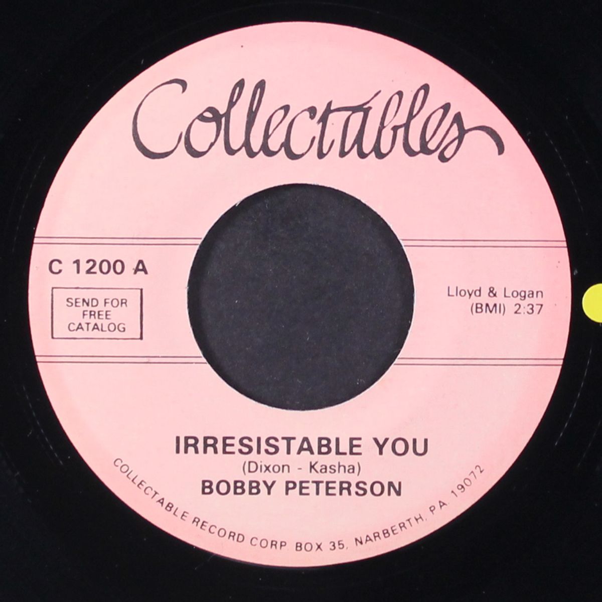 irresistable you / piano rock by BOBBY PETERSON