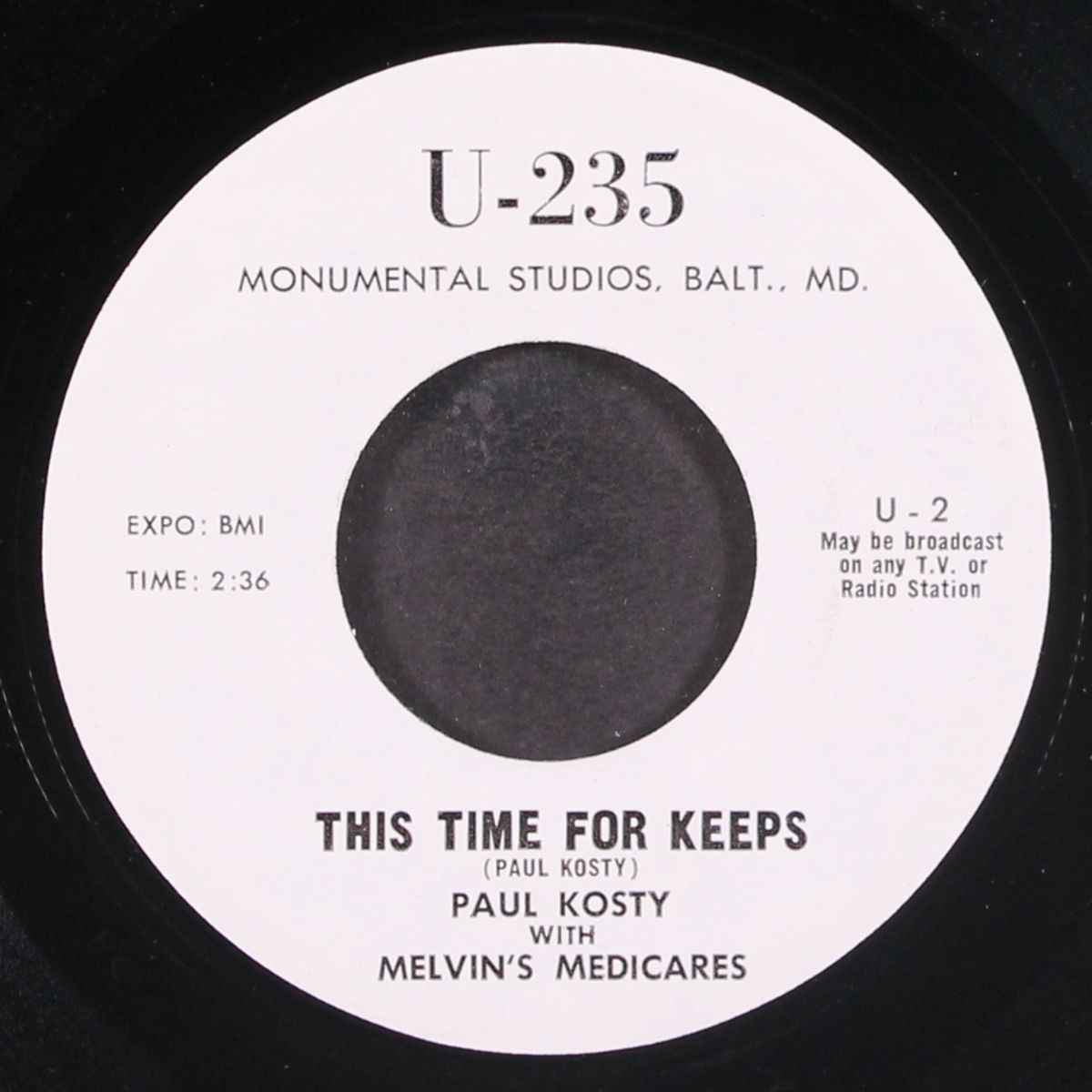 this time for keeps by PAUL KOSTY