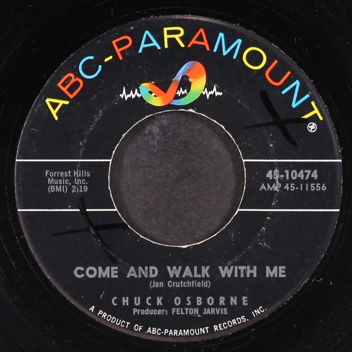 come and walk with me / cruel heartbreaker by CHUCK OSBORNE