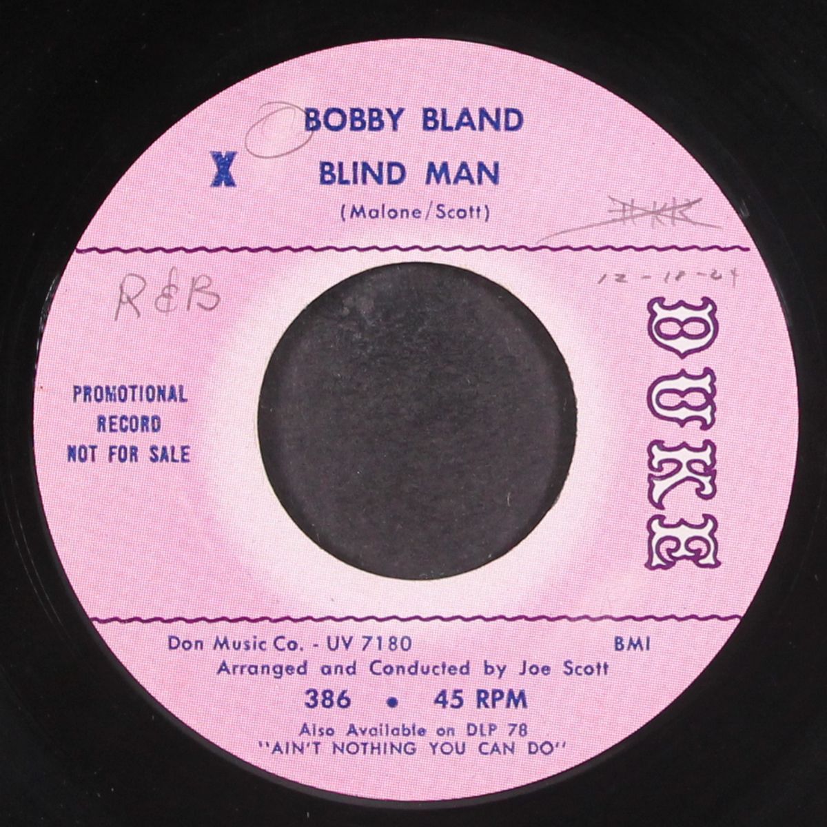 blind man by BOBBY BLAND