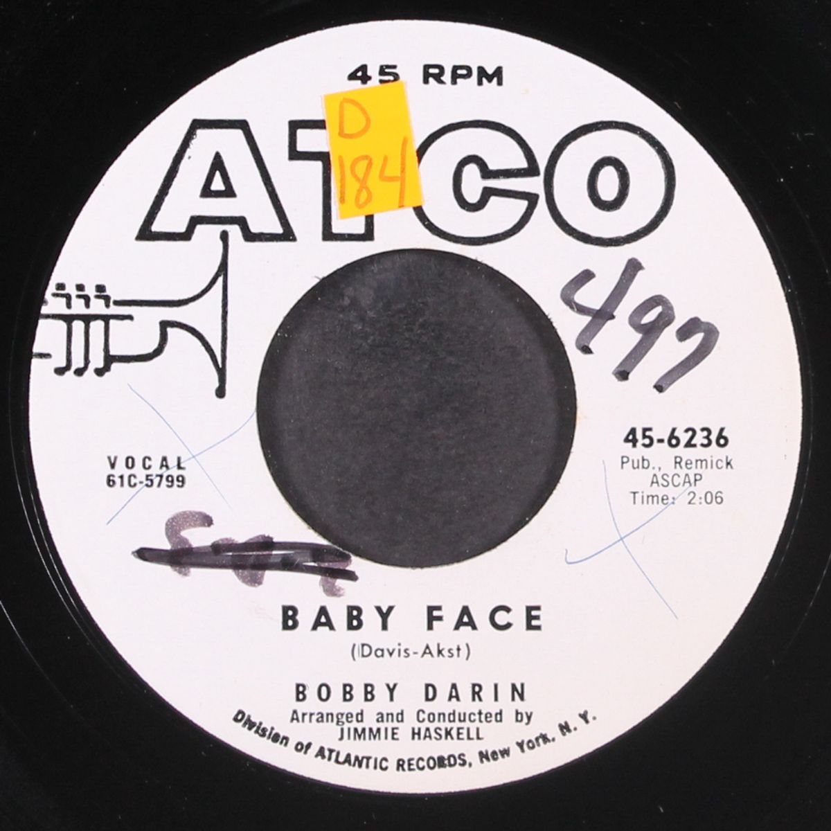 baby face by BOBBY DARIN