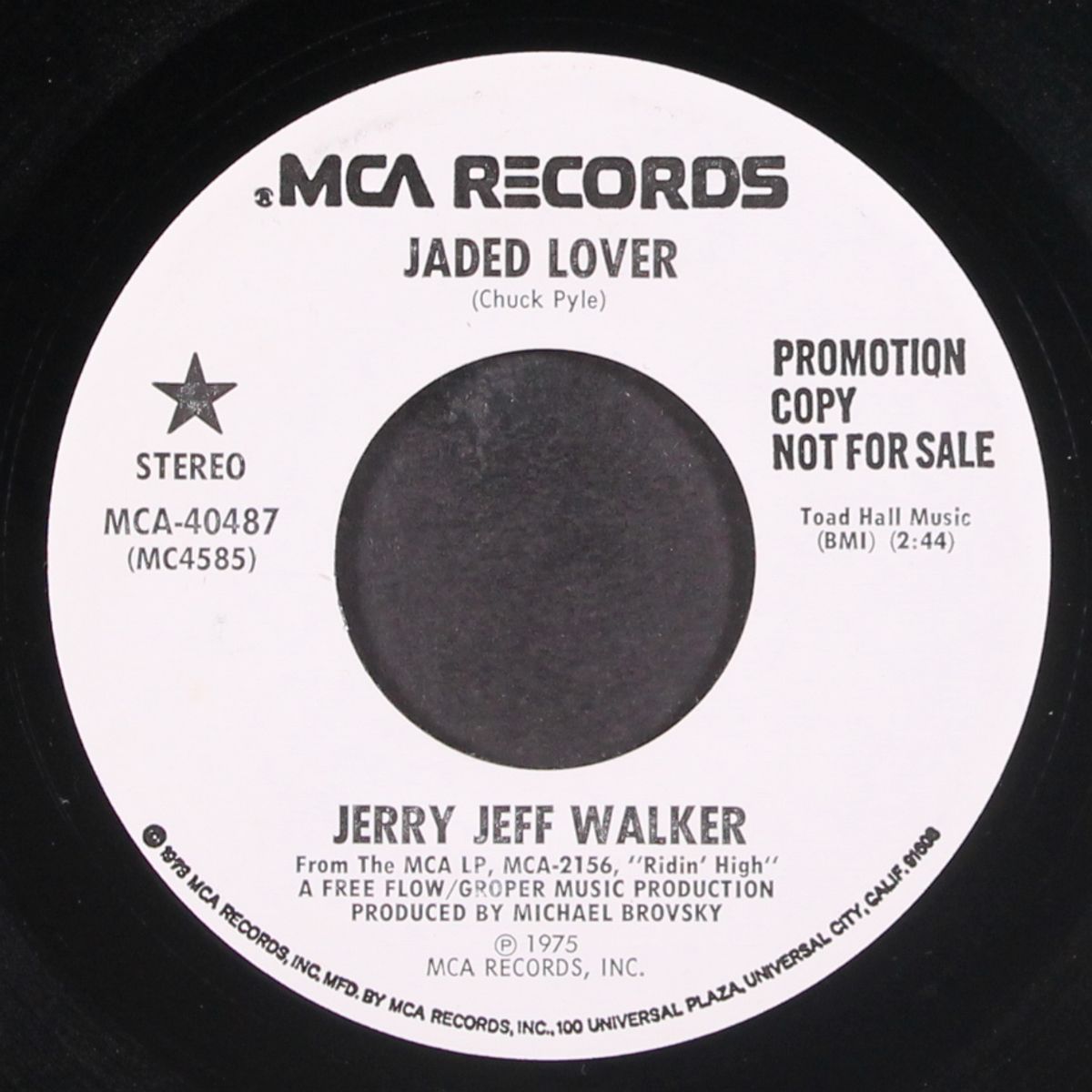 jaded lover by JERRY JEFF WALKER