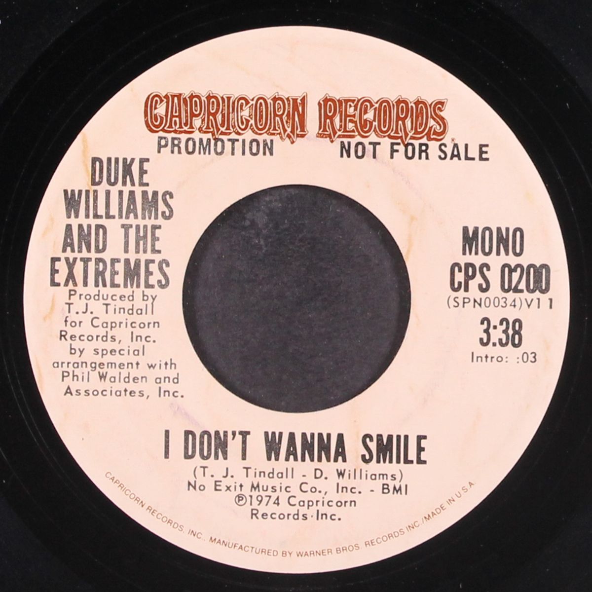 i don't wanna smile by DUKE WILLIAMS & EXTREMES