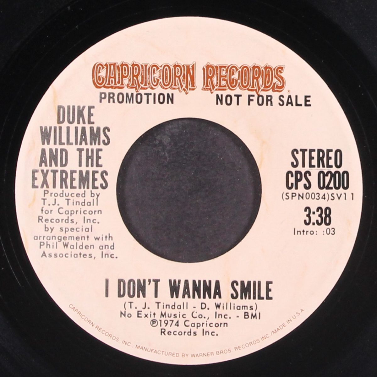 i don't wanna smile by DUKE WILLIAMS & EXTREMES