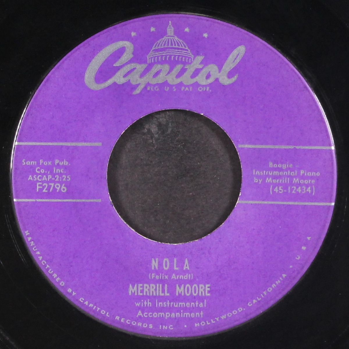 fly right boogie / nola by MERRILL MOORE