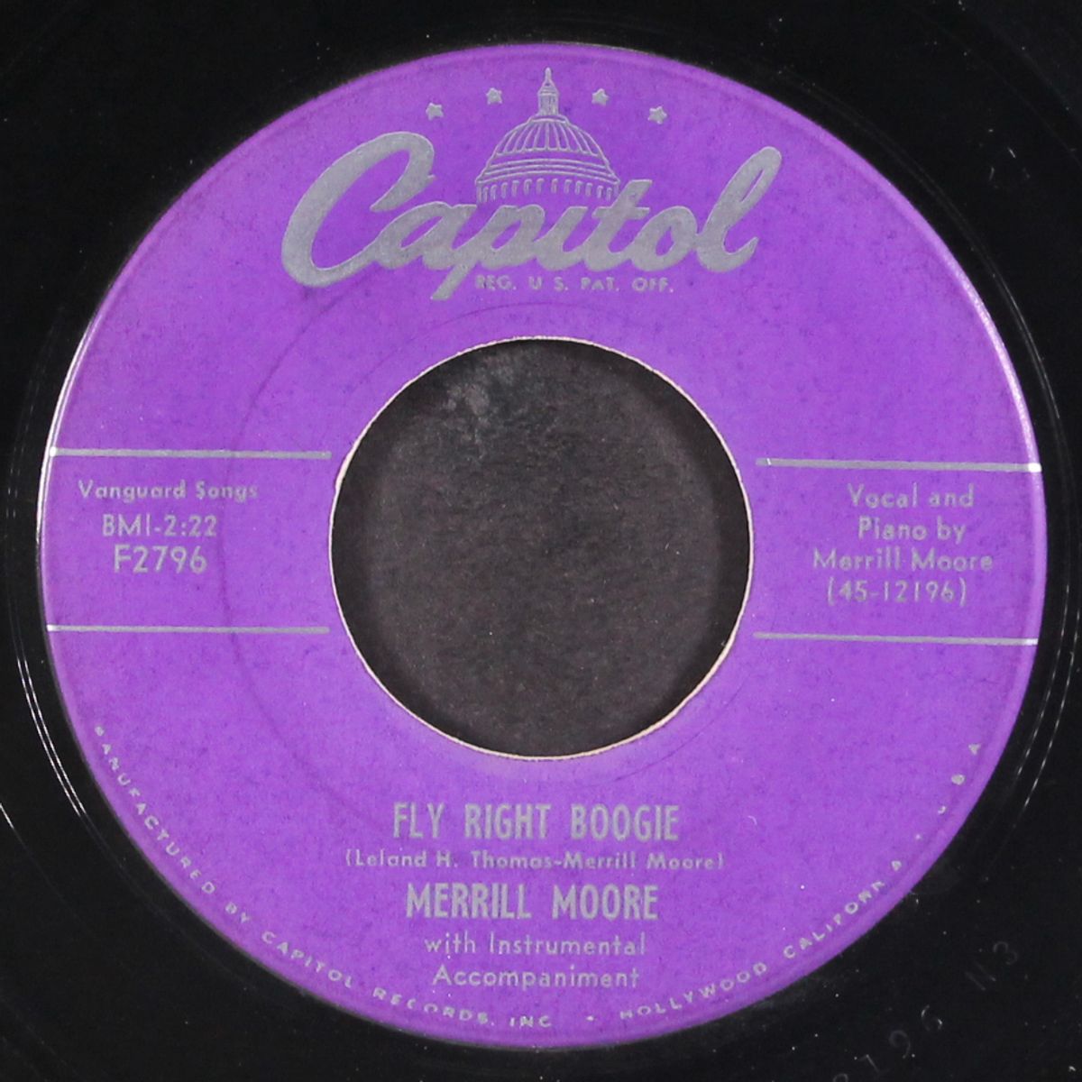 fly right boogie / nola by MERRILL MOORE
