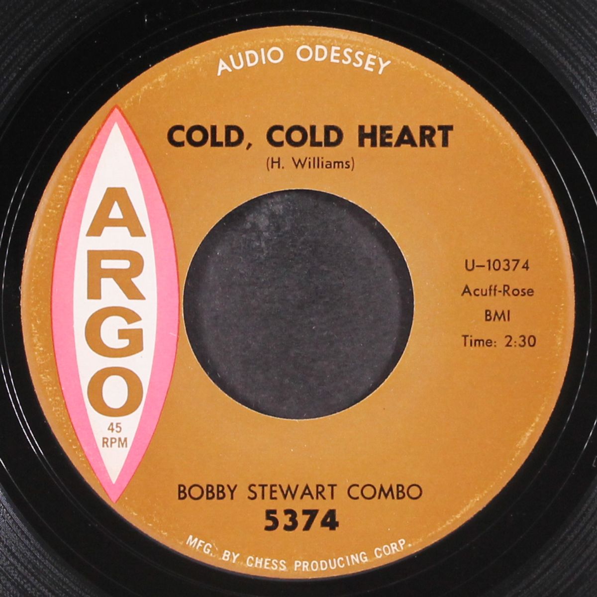 cold, cold heart / frankie and johnny by BOBBY STEWART COMBO