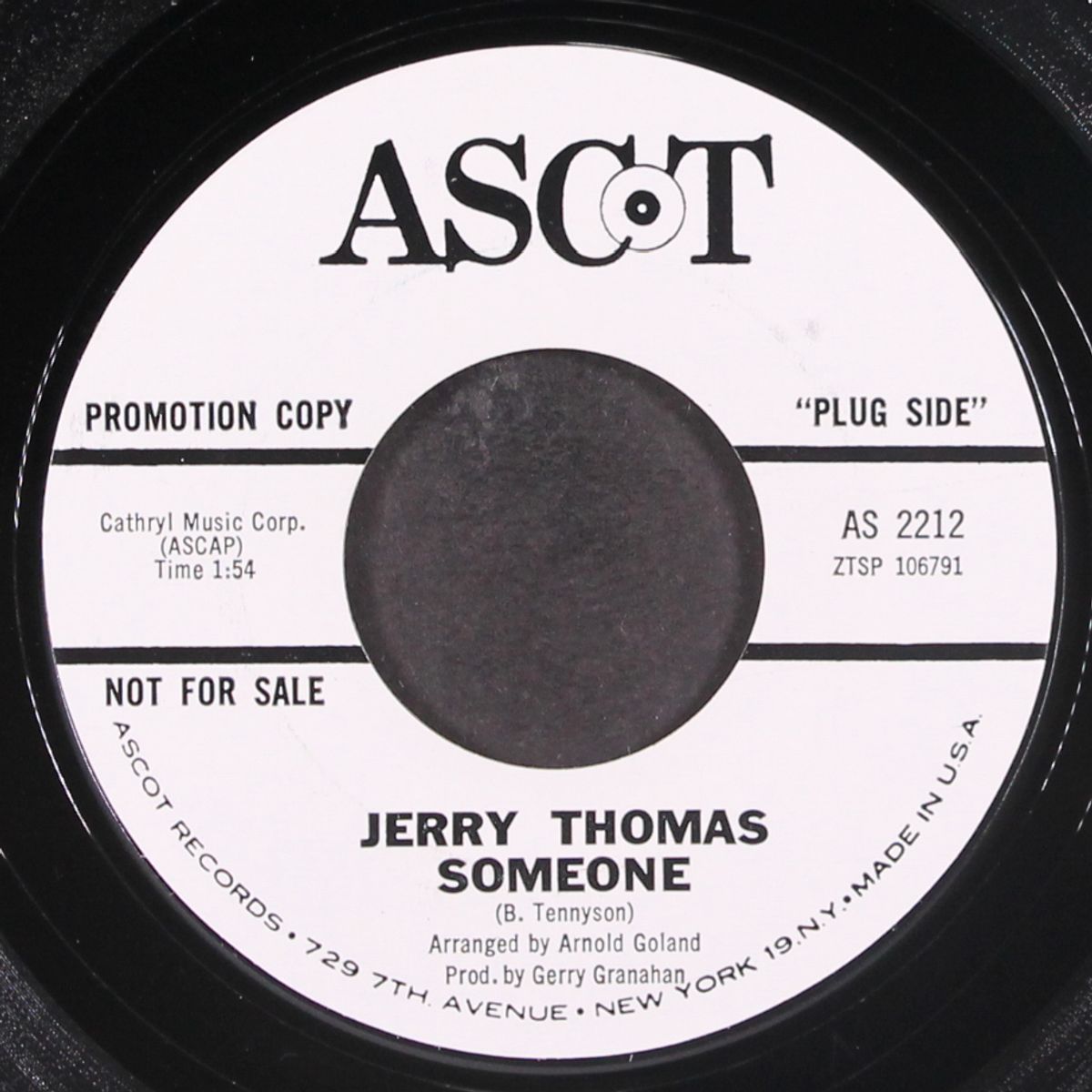 someone / it's so strange by JERRY THOMAS