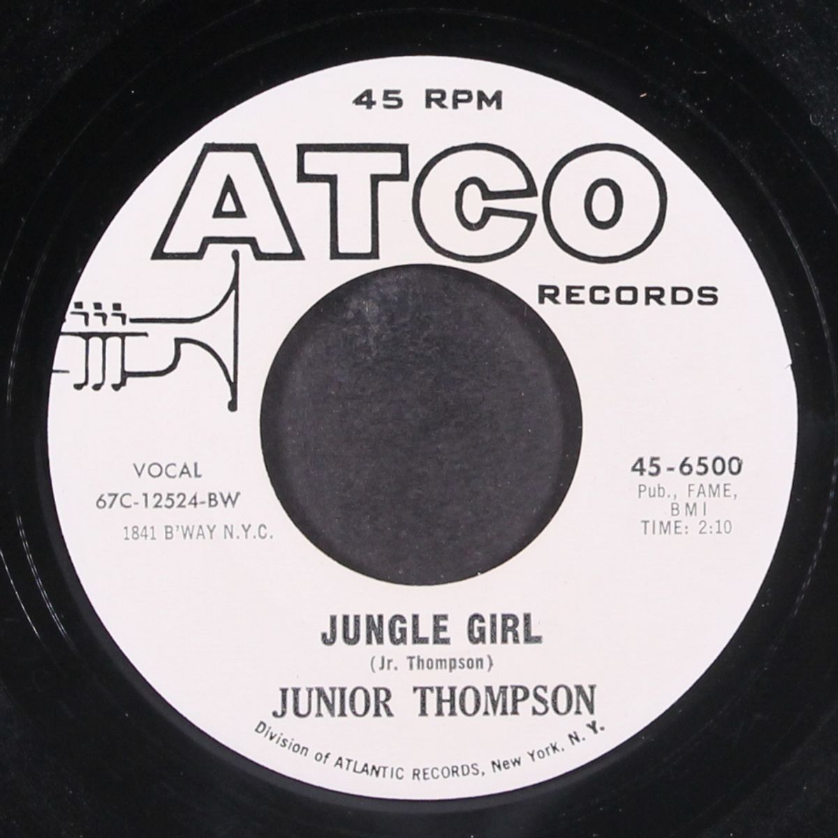 you're the one / jungle girl by JUNIOR THOMPSON