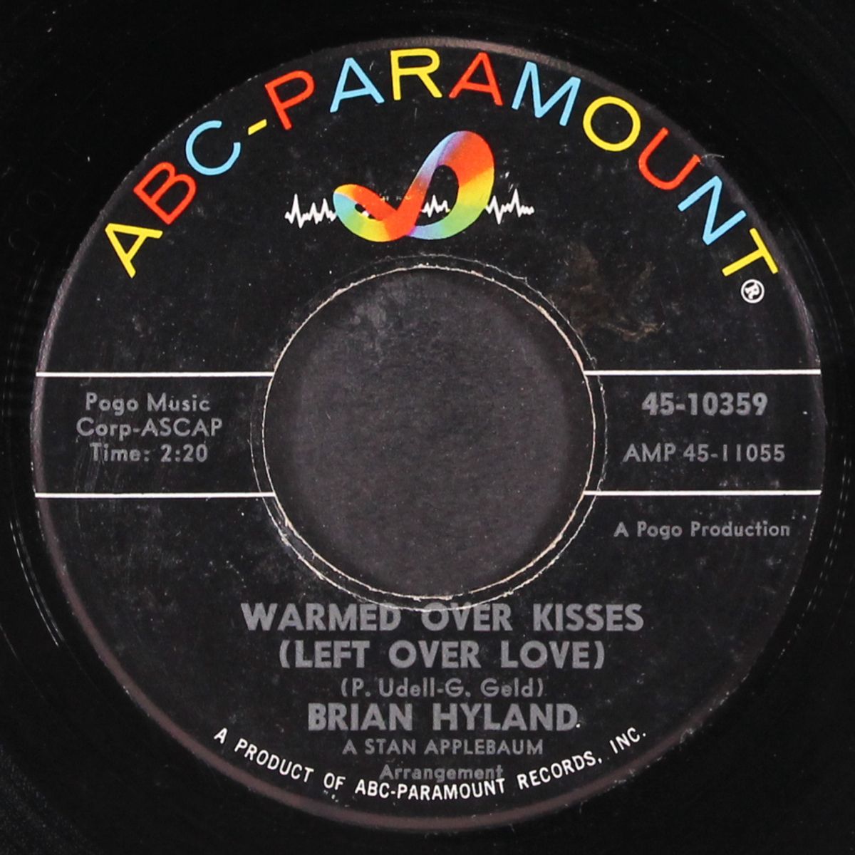 warmed over kisses / walk a lonely mile by BRIAN HYLAND