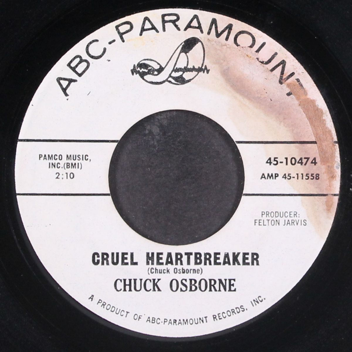 come and walk with me / cruel heartbreaker by CHUCK OSBORNE