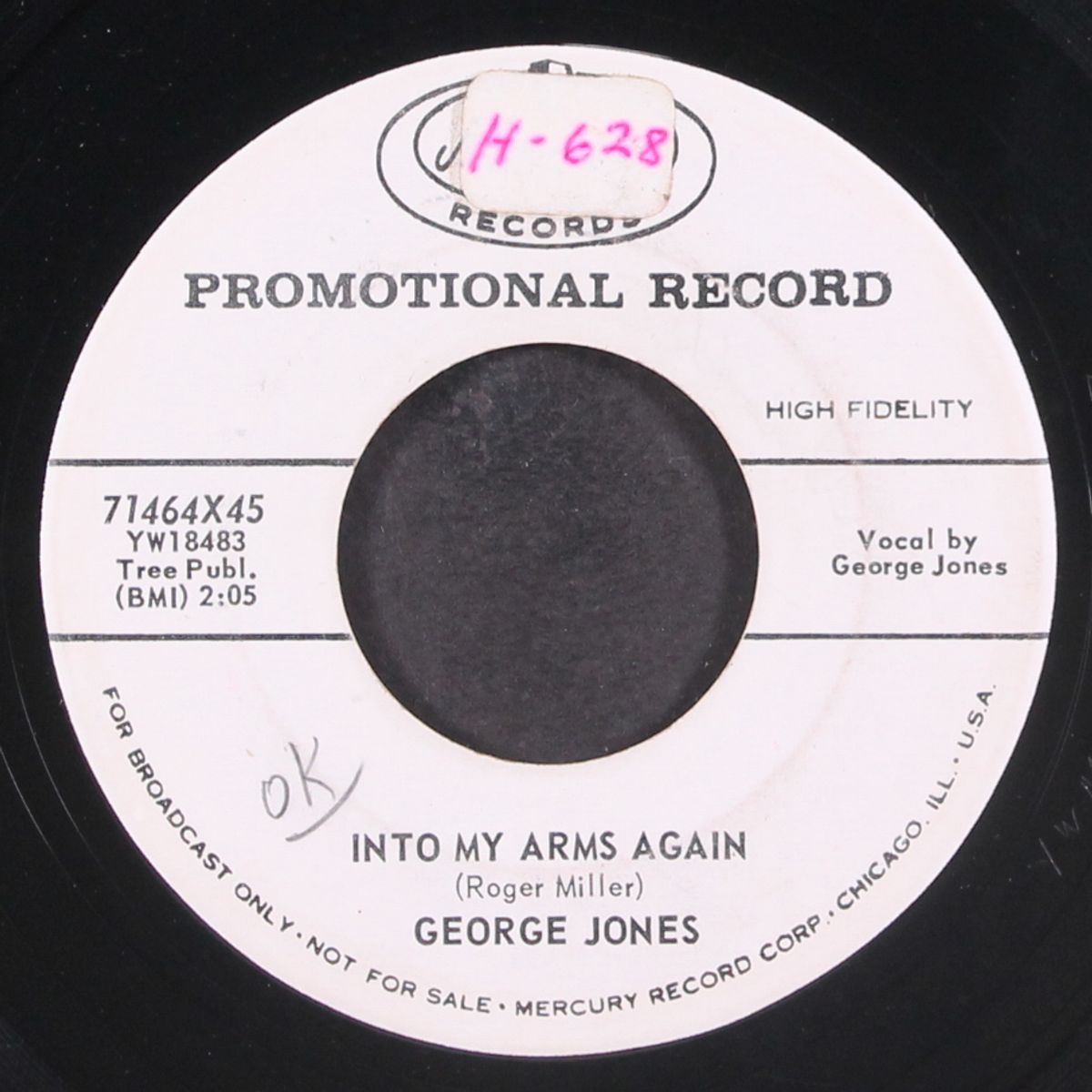 who shot sam / into my arms again by GEORGE JONES
