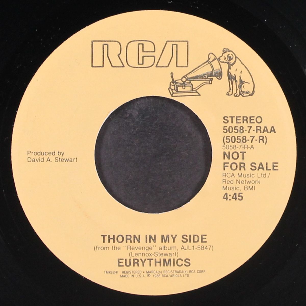 thorn in my side / same by EURYTHMICS