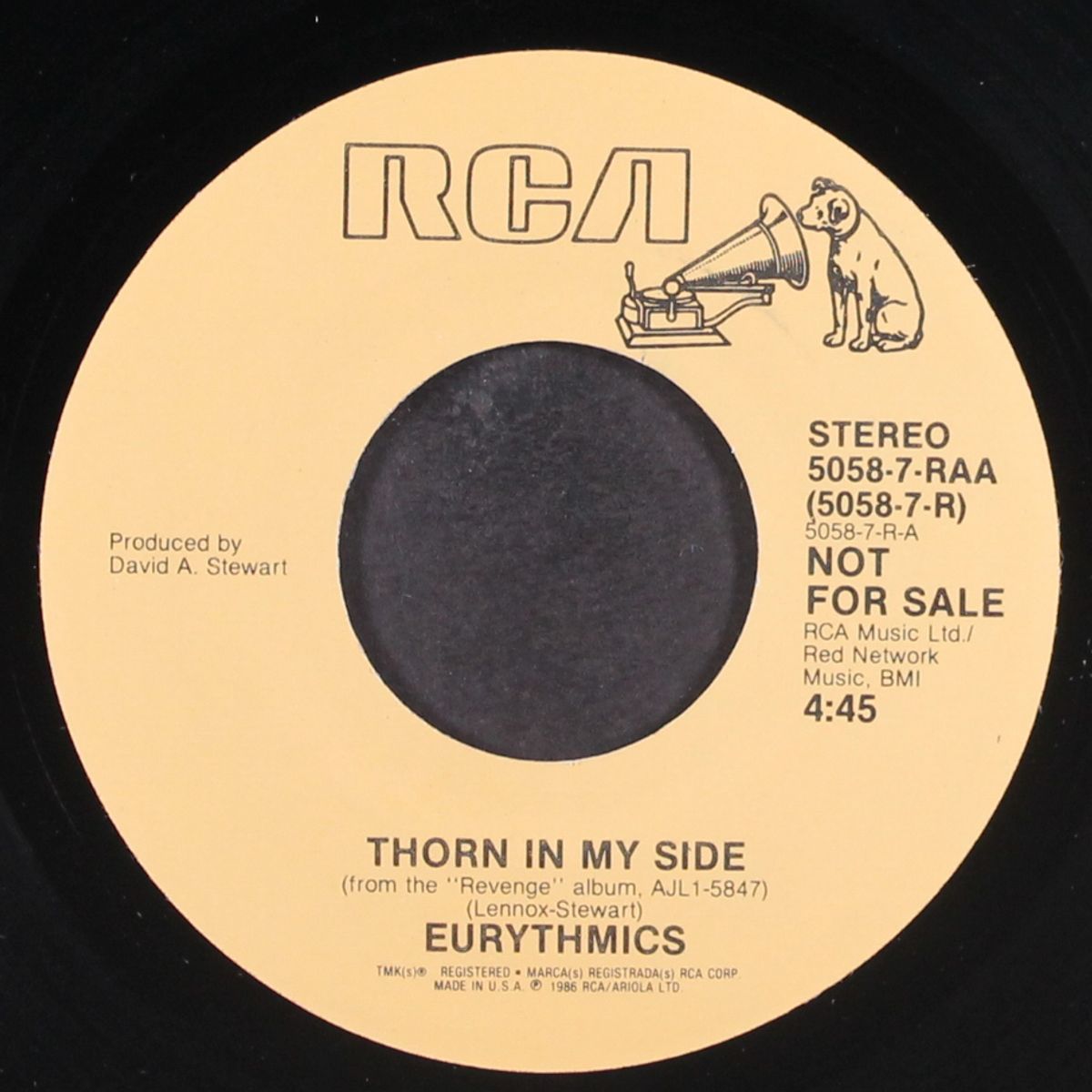 thorn in my side / same by EURYTHMICS