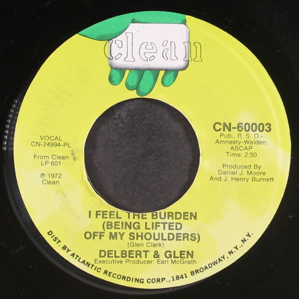 i received a letter / i feel the burden by DELBERT & GLEN
