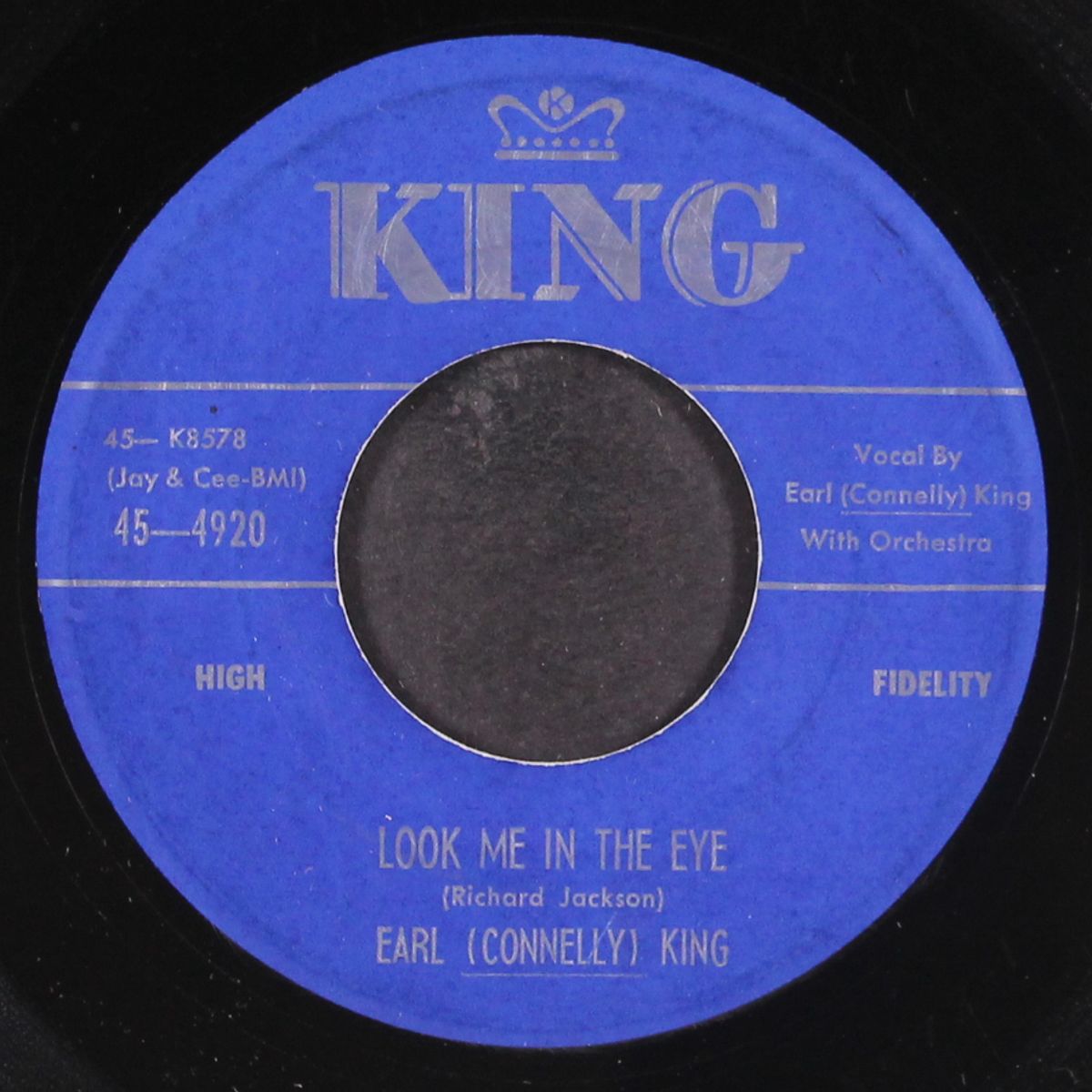 that's all i ask of you / look me in the eye by EARL (CONNELLY) KING