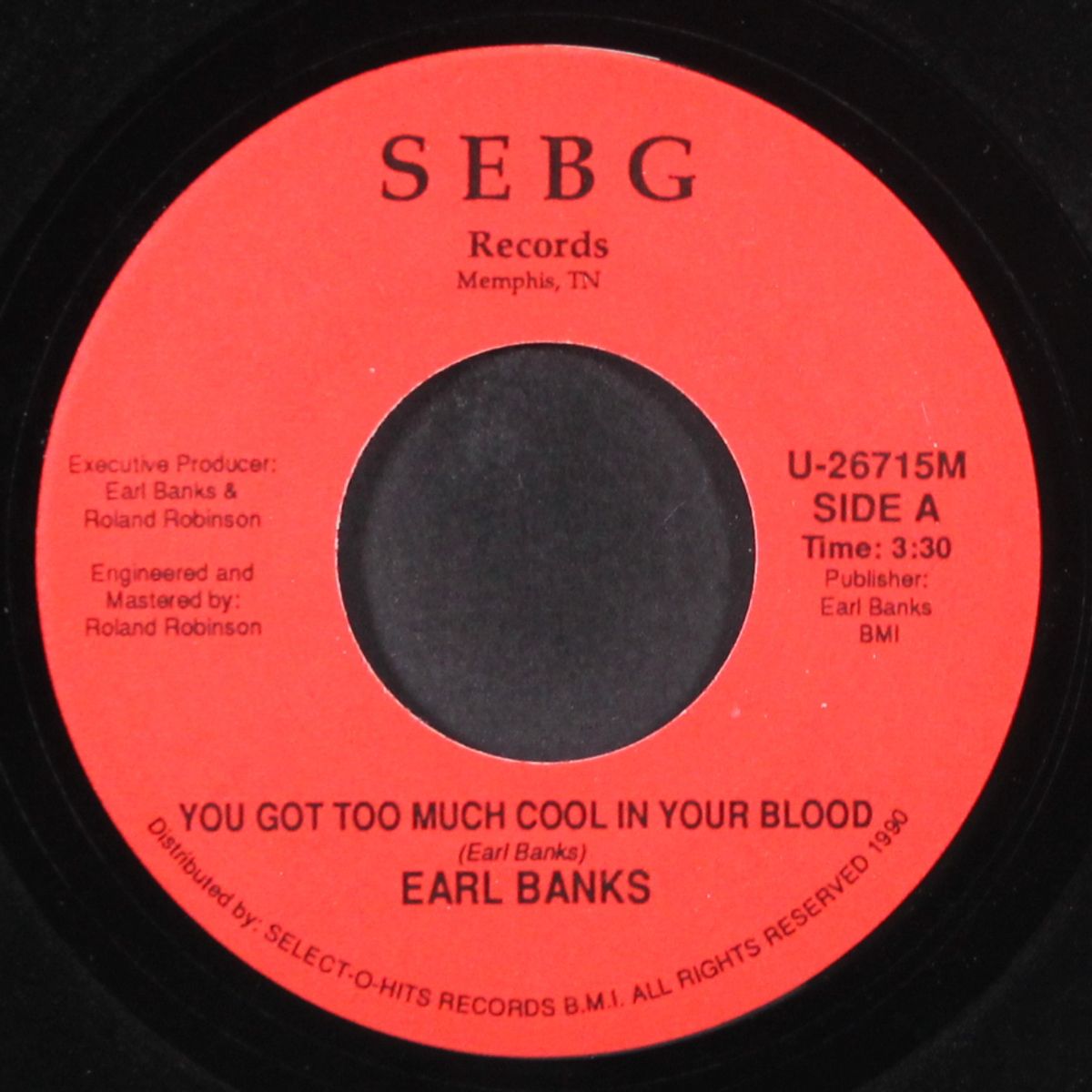 you got too much cool in your blood / your mind is snapping by EARL BANKS