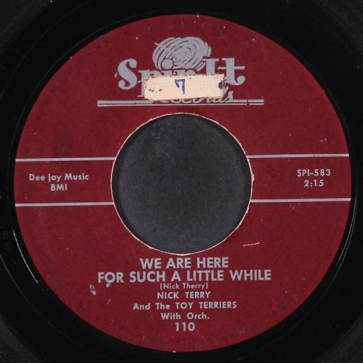 one little heart / we are here for such a little while by NICK TERRY & TOY TERRIERS