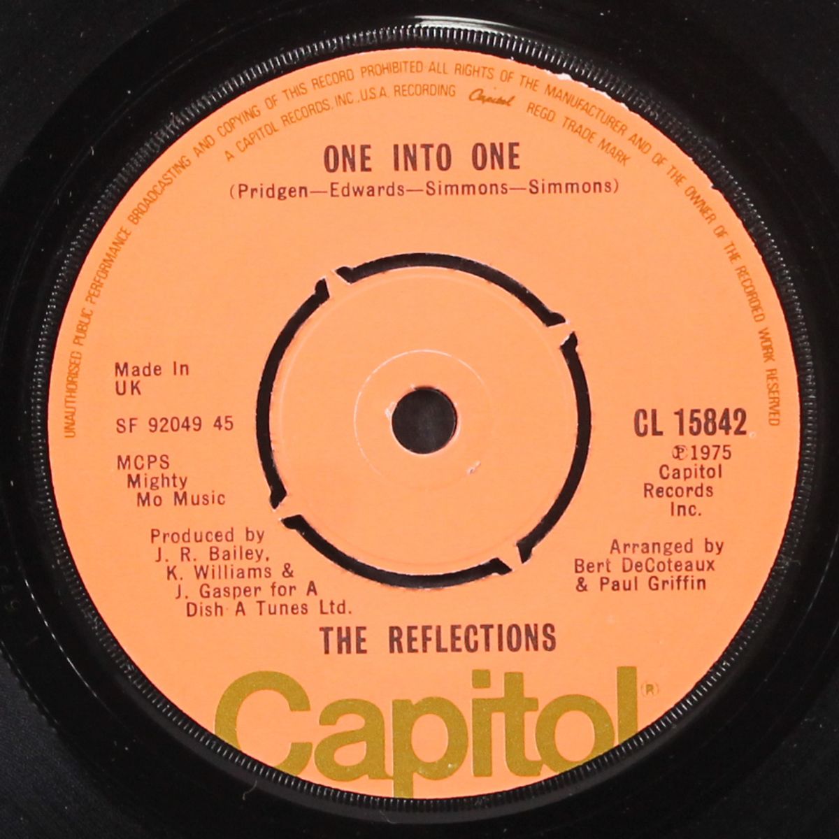 love on delivery / one into one by REFLECTIONS