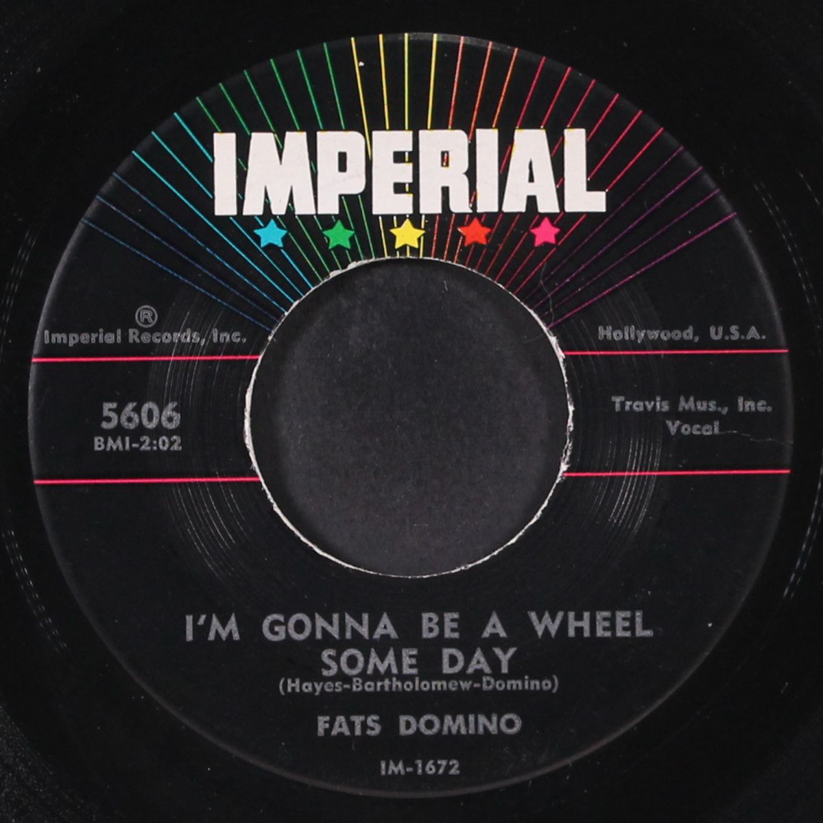 i'm gonna be a wheel some day / i want to walk you home by FATS DOMINO